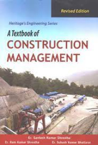 Image of A textbook of construction management